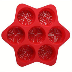 Hamburger Bun Pan Round Bread Pan Muffin Pan Silicone Cupcake Mold Baking Tools