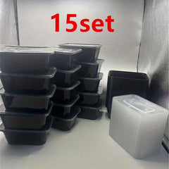Disposable Lunch Boxes Set 50pcs Containers With Lids Microwave Safe