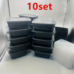 Disposable Lunch Boxes Set 50pcs Containers With Lids Microwave Safe