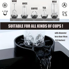 Automatic High Pressure Cup Washer for Home Kitchen Use