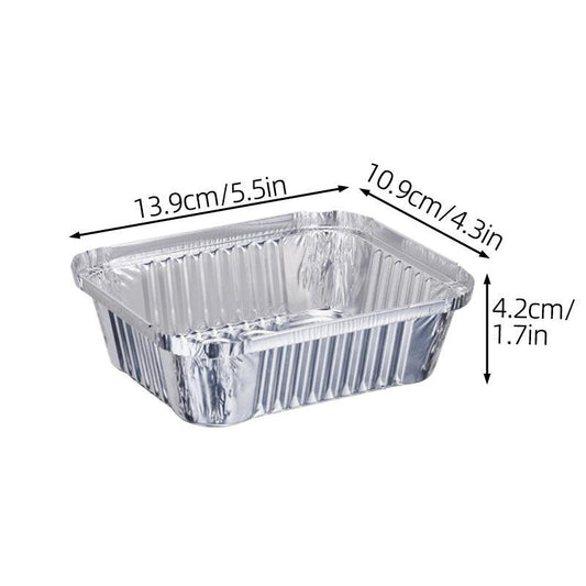 Disposable Aluminum Foil Pans with Lids for Cooking Baking Storing