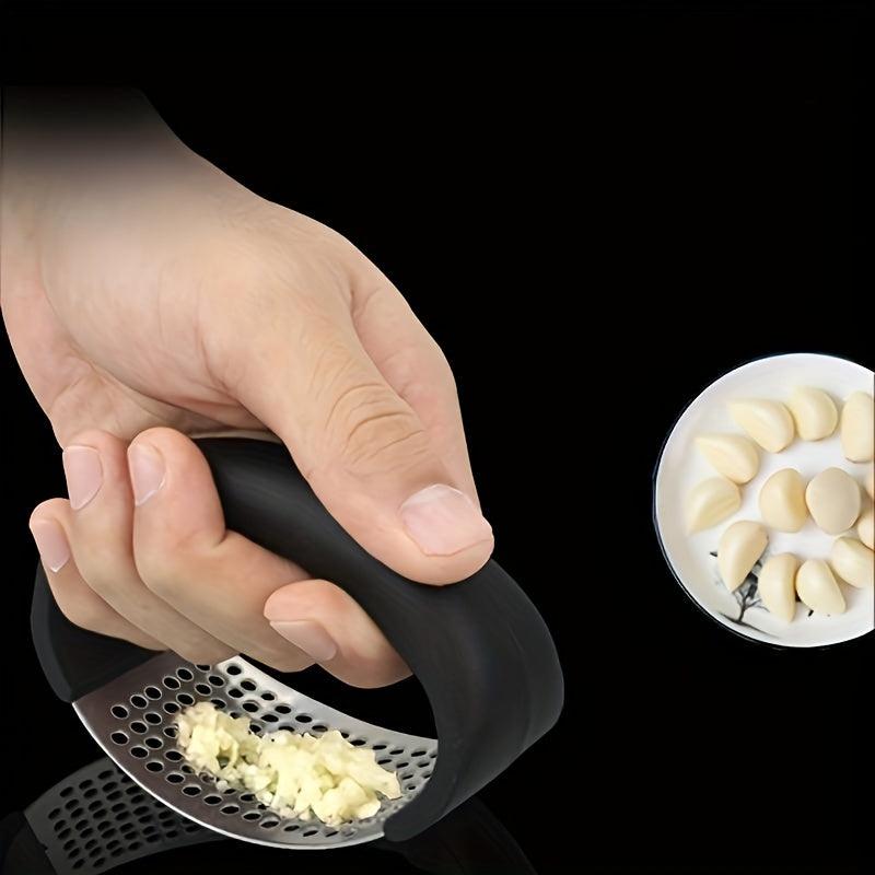 Manual Garlic Masher Stainless Steel Kitchen Gadget Kit