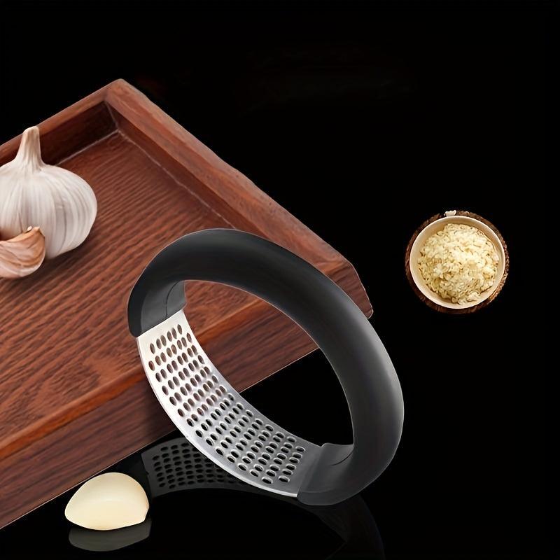Manual Garlic Masher Stainless Steel Kitchen Gadget Kit
