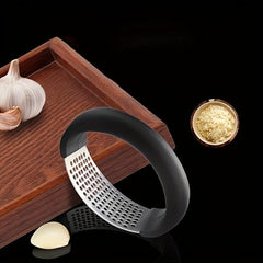 Manual Garlic Masher Stainless Steel Kitchen Gadget Kit