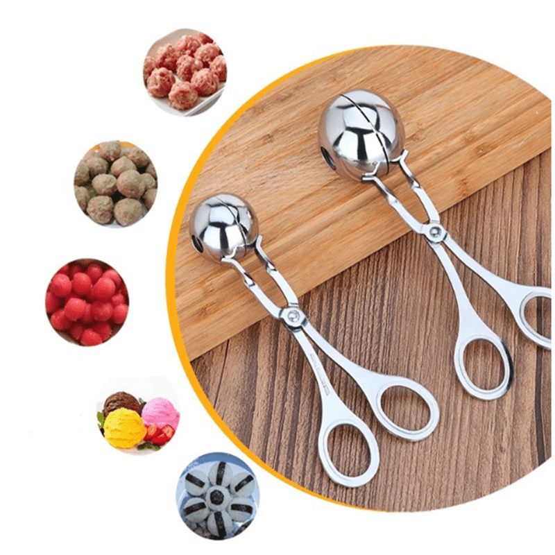 Stainless Steel Meatball Maker Clip Non Stick Kitchen DIY Meatball Scoop