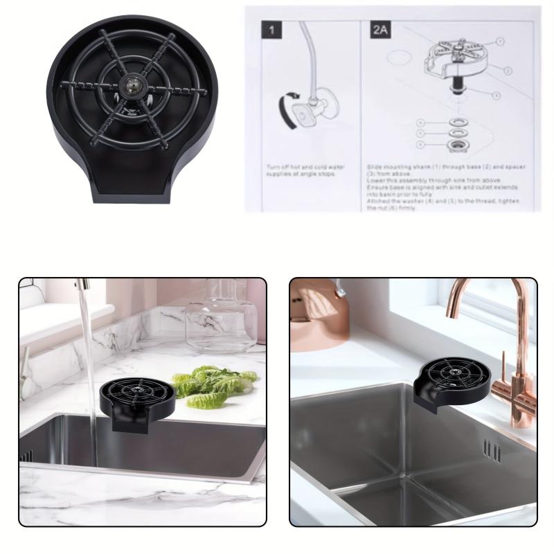 Automatic Glass Cup Washer High Pressure Kitchen Cleaner