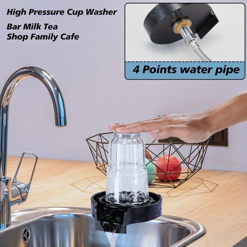 Automatic Glass Cup Washer High Pressure Kitchen Cleaner