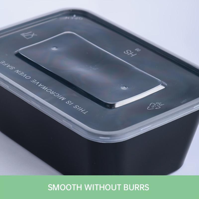 50pcs BPA Food Storage Containers with Lids Leakproof Rectangular