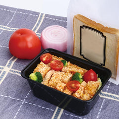 50pcs BPA Food Storage Containers with Lids Leakproof Rectangular