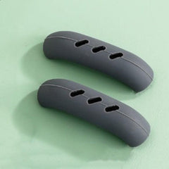 2pcs Silicone Pot Handle Covers Heat Resistant Non Slip Handle Sleeves