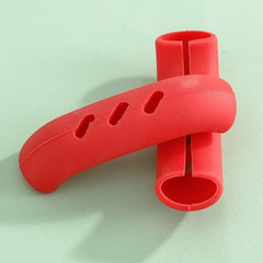 2pcs Silicone Pot Handle Covers Heat Resistant Non Slip Handle Sleeves