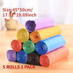 75pcs Disposable 4 Gal Trash Bags Thin Convenient for Small Garbage Clean