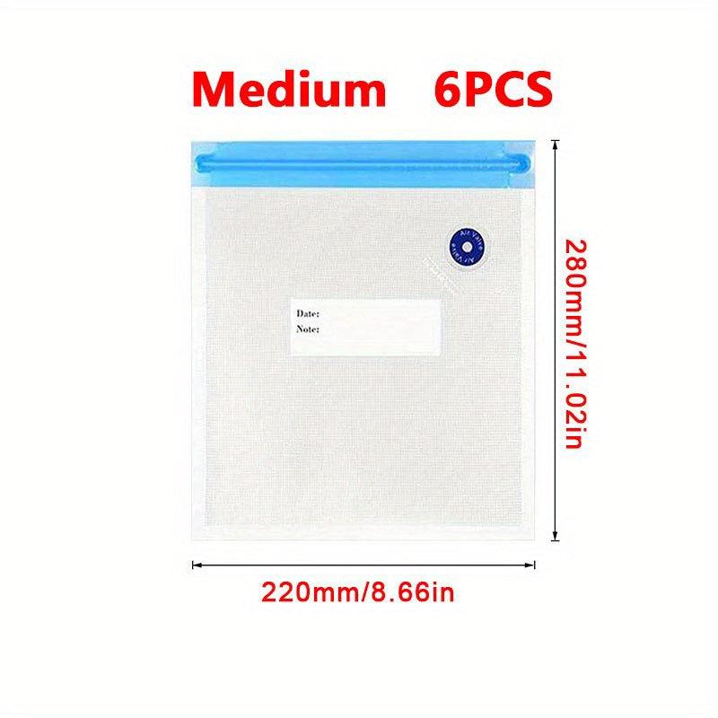 18pcs Vacuum Sealer Bags 3 Sizes Long Lasting Storage Bags Keep Food Fresher