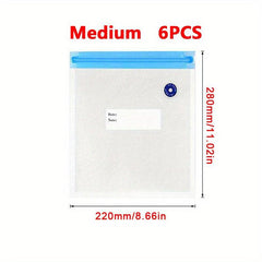 18pcs Vacuum Sealer Bags 3 Sizes Long Lasting Storage Bags Keep Food Fresher