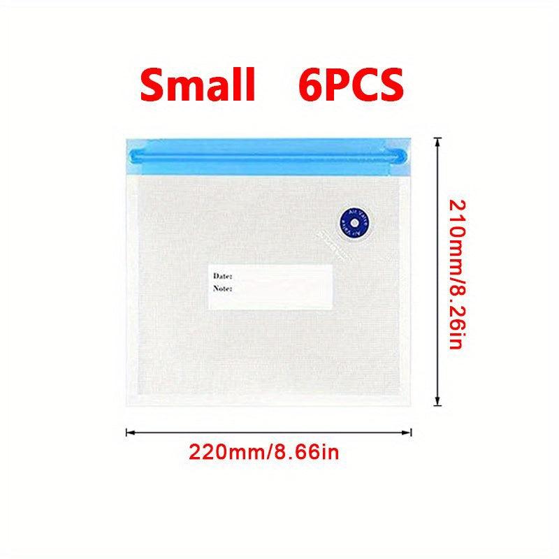 18pcs Vacuum Sealer Bags 3 Sizes Long Lasting Storage Bags Keep Food Fresher
