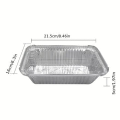 10pc Heavy Duty Aluminum Pans for Catering Cake Oven Use