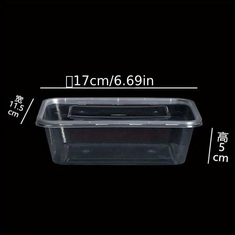 50pcs Disposable High Temp Resistant Lunch Boxes