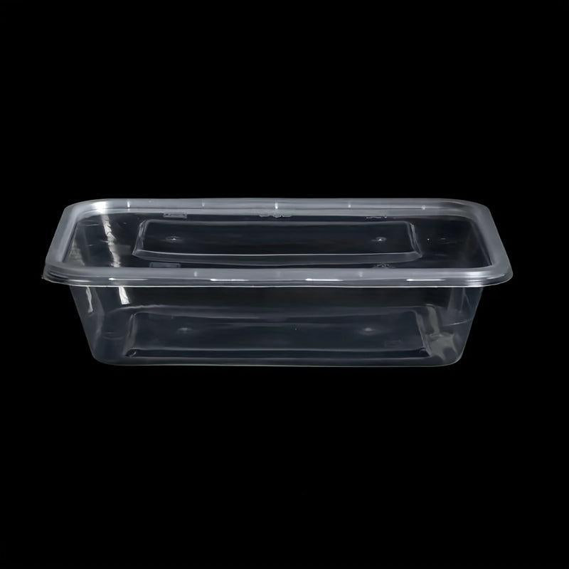 50pcs Disposable High Temp Resistant Lunch Boxes