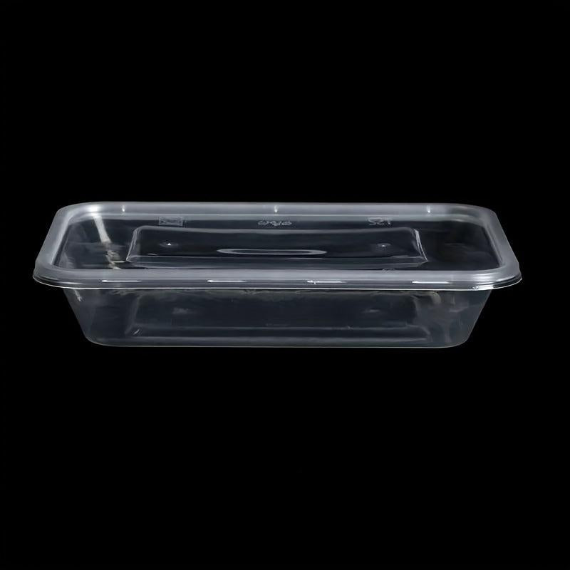 50pcs Disposable High Temp Resistant Lunch Boxes