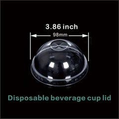 50pcs Disposable Beverage Cups Bubble Tea Cups Coffee Cup Juice Cups Transparent