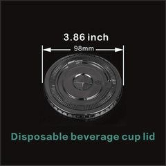 50pcs Disposable Beverage Cups Bubble Tea Cups Coffee Cup Juice Cups Transparent