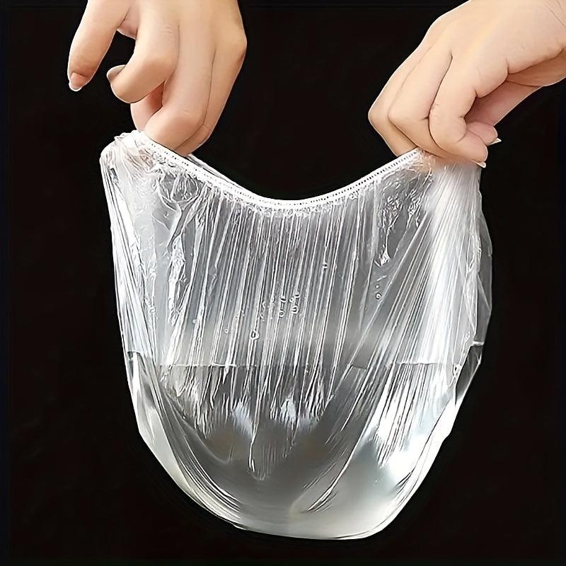 100pcs Reusable Silicone Food Wrap Storage Covers Elastic Seal