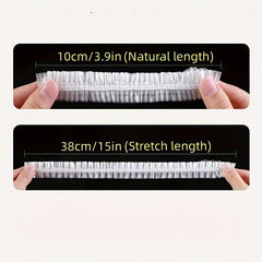 100pcs Reusable Silicone Food Wrap Storage Covers Elastic Seal