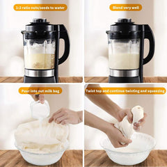3 Pcs Reusable Cheesecloth Bags 30x25cm Straining Coffee Filter Nut Milk Filter