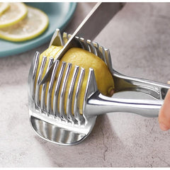 Tomato Slicer Potato Vegetable Fruit Cutter Handheld Stainless Steel