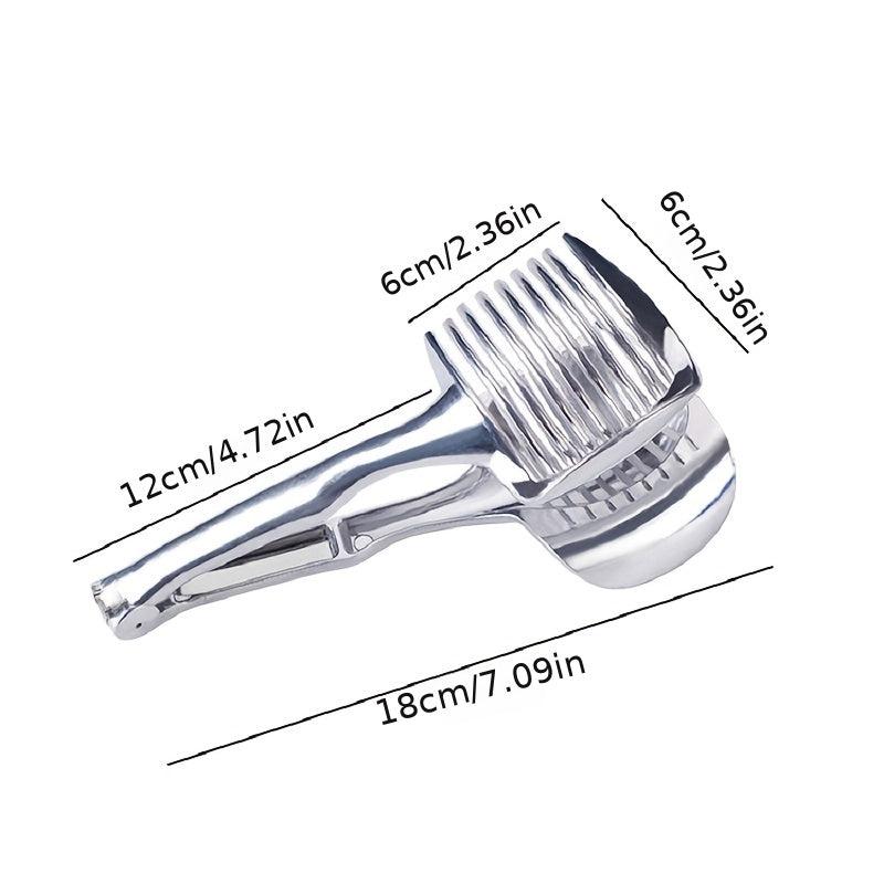 Tomato Slicer Potato Vegetable Fruit Cutter Handheld Stainless Steel