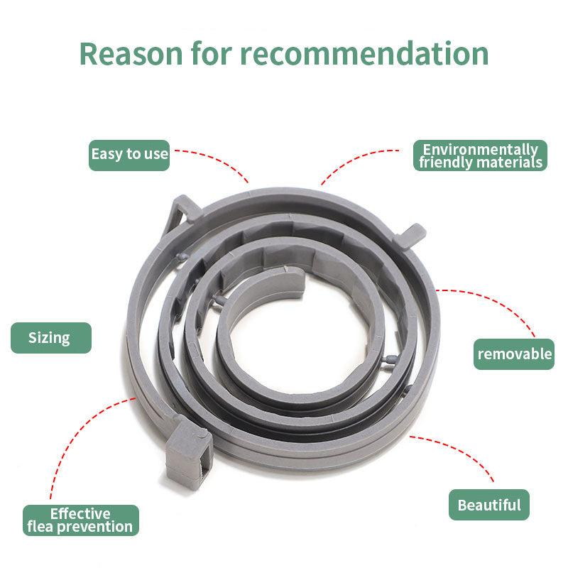 Adjustable In Vitro Deworming Flea Collar for Dogs and Cats