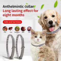 Adjustable In Vitro Deworming Flea Collar for Dogs and Cats