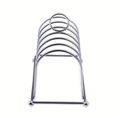 Stainless Steel Bread Rack Holder 6 Space Toasted Bread Display Rack
