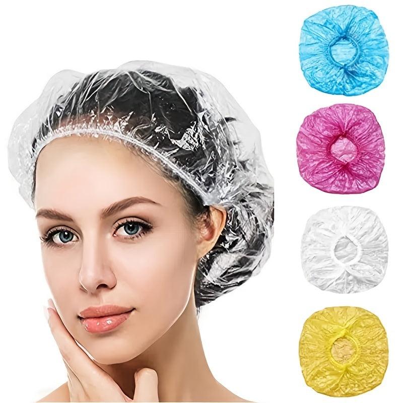 Disposable Shower Cap Waterproof Bath Caps Hair Treatment