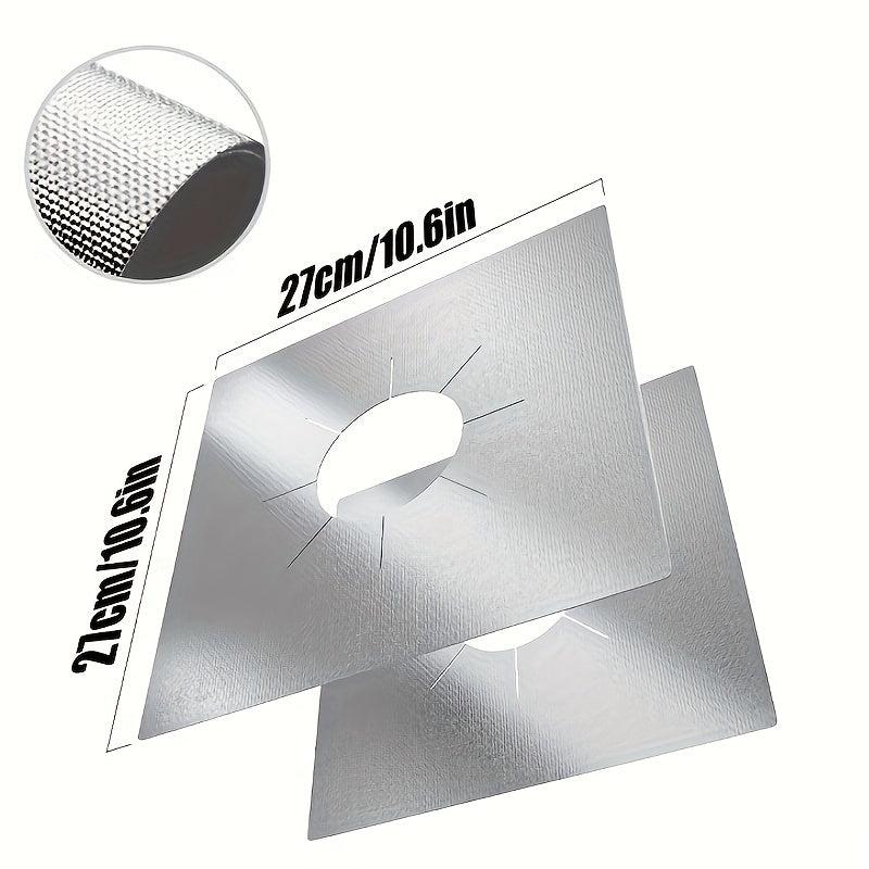 5pcs Gas Stove Protectors Cooker Cover Liner Clean Mat Pad Thick Reusable