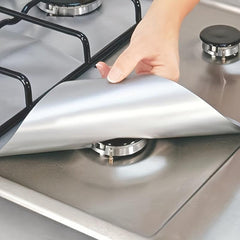 5pcs Gas Stove Protectors Cooker Cover Liner Clean Mat Pad Thick Reusable