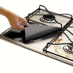 5pcs Gas Stove Protectors Cooker Cover Liner Clean Mat Pad Thick Reusable