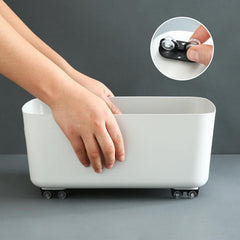 4pcs Mini Caster Wheels Self Adhesive For Under Bed Storage Boxes