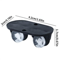 4pcs Mini Caster Wheels Self Adhesive For Under Bed Storage Boxes