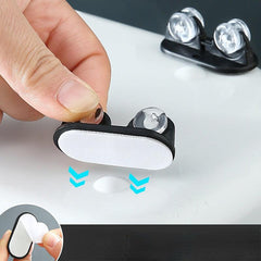 4pcs Mini Caster Wheels Self Adhesive For Under Bed Storage Boxes