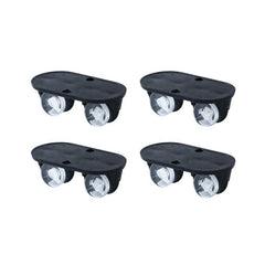 4pcs Mini Caster Wheels Self Adhesive For Under Bed Storage Boxes