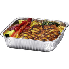 9x9x2 Aluminum Foil Pans 50pcs Disposable Square Tin Pans