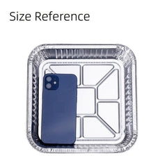 9x9x2 Aluminum Foil Pans 50pcs Disposable Square Tin Pans