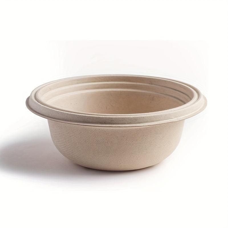 100pcs Eco Disposable 16oz Small Bowls for Picnics BBQs Parties Daily Use