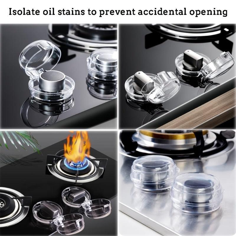 2pcs Gas Stove Knob Covers - Child Safety Oven Knob Covers