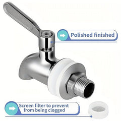 Stainless Steel Beverage Dispenser Replacement Nozzle Water Spigot