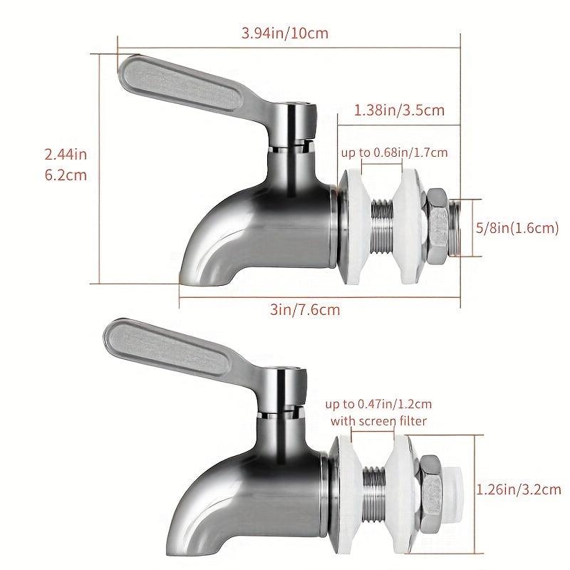 Stainless Steel Beverage Dispenser Replacement Nozzle Water Spigot