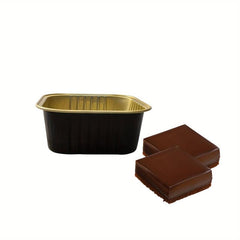 50pcs Aluminum Foil Pans With Lids 150ml Disposable Containers