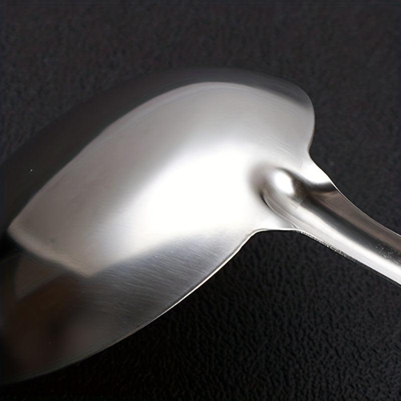 Stainless Steel Hot Pot Soup Spoon with Long Handle and Leak Filter