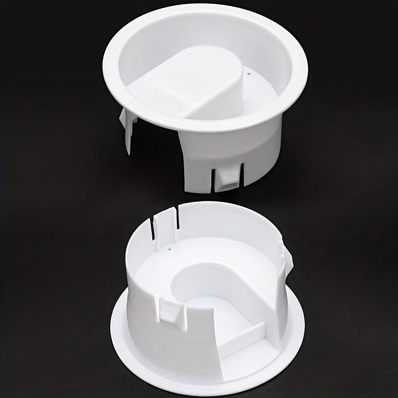2pcs Spill Resistant Dust Proof Bottle Stoppers Covers Lids Glass Water Carafe